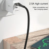 WK WDC-107i 1m 2.4A Saint Zinc Alloy Series USB to 8 Pin Data Sync Charging Cable (Black)