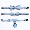 Cat & Dog Denim Bow Tie Collar, Light Blue, Small, Adjustable, 16-32cm
