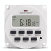SINOTIMER TM618N-4 12V 7 Days Weekly Programmable Digital Electronic Timer Switch