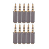 10x 3.5mm Headset Adapters CTIA OMTP Converter Gunmetal Gold