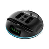 D1 Colorful Lights Handle Charger For Nintendo Switch / Switch Lite(Black)