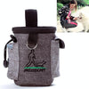 Dog Treat Training Pouch Bag with Poop Bag Dispenser - Grey