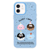 For iPhone 11 Skin Feeling Jelly TPU Hybrid PC Phone Case(Little Monster Blue)