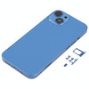 iPhone 13 Back Cover Replacement (Blue) with SIM Tray & Lens