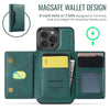 For iPhone 15 Pro Max DG.MING MAGKING-K2 Series MagSafe RFID Card Bag Detachable Phone Case(Green)