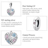S925 Sterling Silver Heart Secret Garden Pendant DIY Bracelet Necklace Accessories