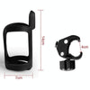 Baby Stroller Universal Cup Braking Bottle Rack Bicycle Kettles Cup Holder Bottle Rack(Black)