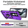 For Samsung Galaxy S25 Ultra 5G Sliding Camshield Holder Phone Case(Purple)