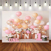 2.1m X 1.5m One Year Old Birthday Photography Background Party Decoration Hanging Cloth(579)