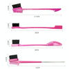 3 PCS Eyebrow Brush Eyelash Comb Set Hairline Comb Eyebrow Trimming Tool(B)