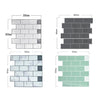 Waterproof and Oilproof 3D Wall Sticker(YJC0073Y)