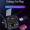 Dual USB Ports Car MP3 Player Automatic Power-off Memory Bluetooth Call FM Transmitter