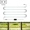 LED Plant Lamp Household Full Spectral Filling Hard Lamp Strip, Style: 50cm 5 Head(Sun Light EU Plug)