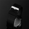 SANDA 361 Fashionable Night Light Sports Children Electronic Watch Multi Functional Personality Night Light Men Waterproof Watch(Black White)