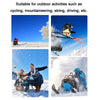 HUMRAO Outdoor Riding Fleece Warm Non-Slip Touch Screen Gloves Ski Motorcycle Gloves, Size:XL(01 Luminous+Logo)