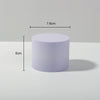 7.6 x 6cm Cylinder Geometric Cube Solid Color Photography Photo Background Table Shooting Foam Props (Purple)