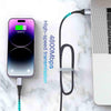 TOTU CB-5-3 3 in 1 17.5W USB to 8 Pin+Micro USB+USB-C/Type-C Multifunctional Data Cable, Length: 1.2m(Grey)