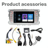 For Ford Focus 7 Inch HD Android Navigation Bluetooth RDS Radio, Size: 2+32G(Silver)