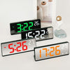 6631 LED Digital Display Multifunctional Electronic Clock Desktop Temperature Mirror Alarm Clock(White Light)