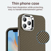 For iPhone 11 Pro Max Carbon Fiber Series IMD Phone Case(Brown)