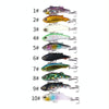 HENGJIA 4cm 4g Submerged Trembler Swimming VIB Luya Fish Bait Microbe Warbler Fake Bait(1)