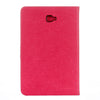 For Galaxy Tab A 10.1 (2016) / P580 Simple Style Horizontal Flip Leather Case with Holder & Card Slots & Wallet (Magenta)