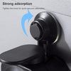 Bathroom Traceless Manual Soap Liquid Box Creative Suction Cup Wall-mounted Soap Dispenser Without Punching Plastic Soap Dispenser(Black)