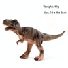 Simulation Animal Dinosaur World Static Toy Models, Style: 6 PCS Brown Tyrannosaurus