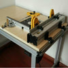 Woodworking Pusher Slide Ruler Woodworking Table Saw Measuring Tool, Style:Copper Handle + 450mm  Limit