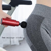 Fascia Massager Mini Electric Muscle Massager Portable Fitness Muscle Relaxing Massager LCD(Dark Night Black)