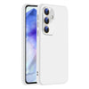For Samsung Galaxy A55 5G Nano Lens Cover Liquid Silicone Phone Case(White)