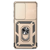 For Samsung Galaxy S25 Ultra 5G Sliding Camshield Holder Phone Case(Gold)