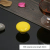 38mm Modern Literary Color Glazed Ceramic Cabinet Drawer Handle(Yellow)