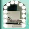 2 LEDs Mirror Front Light Dimmable Makeup Mirror USB Touch Control Light
