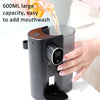 600ml Automatic Mouthwash Dispenser 4 Levels Quantitative with 2 Cups(Navy Blue)