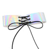 European and American Simple Sexy Bound Collar Fashion Laser Skin Glowing Necklace, Random Color Delivery