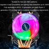 EVESKY 600 Desktop Computer 4 Copper Tube Mute CPU Cooling Fan, Color: Color Three Fans