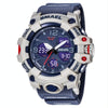 SMAEL 8008 Outdoor Sports Multifunctional Waterproof Luminous Men Watch(Deep Blue)