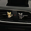 Retro Cute Kitten Car Air Vent Aromatherapy Ornaments(Gold)