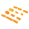 13 in 1 Universal Silicone Anti-Dust Plugs for Laptop(Orange)