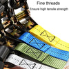 Motorcycle Ratchet Tensioner Cargo Bundling And Luggage Fixing Straps, Specification: Orange 1.5m