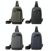 WEPOWER Men Chest Bag Multifunctional Waterproof Riding Casual Shoulder Crossbody Bag(Black)