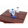 3 PCS Mini Transparent Goblet Glasses Beer Mug Doll House Model Accessories