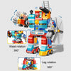 172pcs /Box Variable Robot Car Building Block Toys Children Educational Assembling Toys