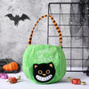 Candy Bags Children'S Gift Cloth Bag For Halloween(Black Cat)