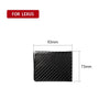 Car Carbon Fiber Water Cup Holder Panel Decorative Sticker for Lexus IS250 300 350C 2006-2012, Left and Right Drive Universal