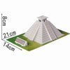 3 PCS 3D Puzzle Mini World Building Model Children Assembling Intellectual Toys(Mayan Pyramid)