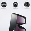 Women Oversized Square Frame Sunglasses Gradient Shades Sun Glasses(C5)