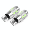 2PCS Car Styling Car Auto LED T10 194 W5W 10 SMD 5630 LED Light Bulb LED Light Parking Car Side Light