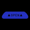 OPEN Reflective Tape Warning Mark Bicycle Accessories Car Door Stickers(Blue)